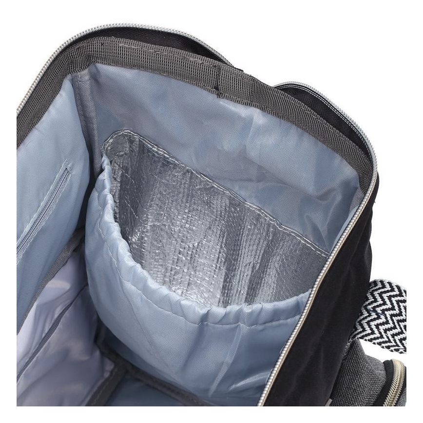 BabyOno - Ruksak za previjanje za kolica Oslo Style crna
