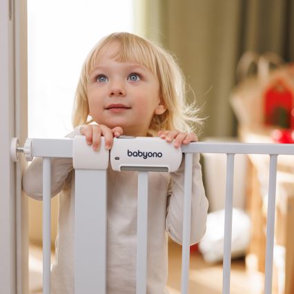 BabyOno - Sigurnosna ograda 75-96 cm bijela