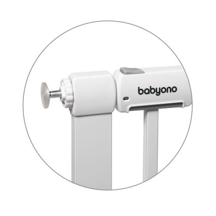 BabyOno - Sigurnosna ograda 75-96 cm bijela