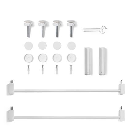 BabyOno - Sigurnosna ograda 75-96 cm bijela