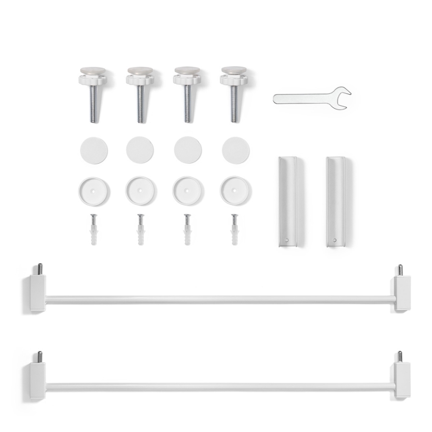 BabyOno - Sigurnosna ograda 75-96 cm bijela