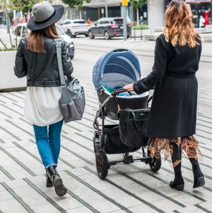 BabyOno - Torba za prematanje za kolica Coco crna