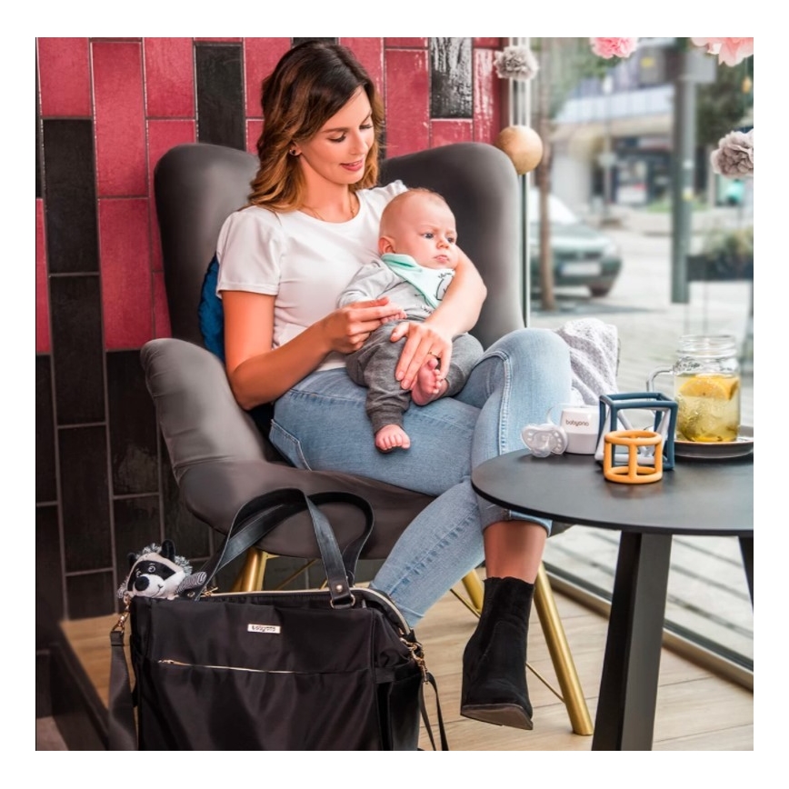 BabyOno - Torba za prematanje za kolica Coco crna