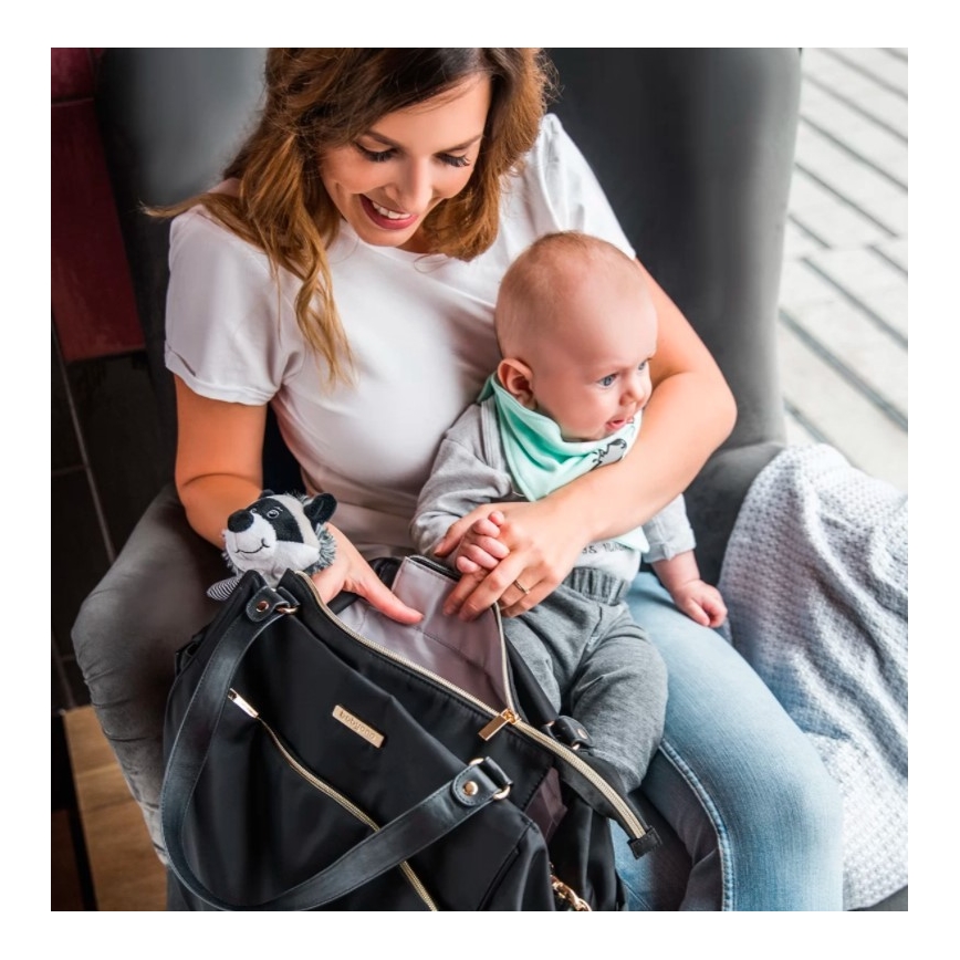 BabyOno - Torba za prematanje za kolica Coco crna