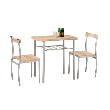 Balkonski set LANCE 82x50 cm metal/hrast sonoma