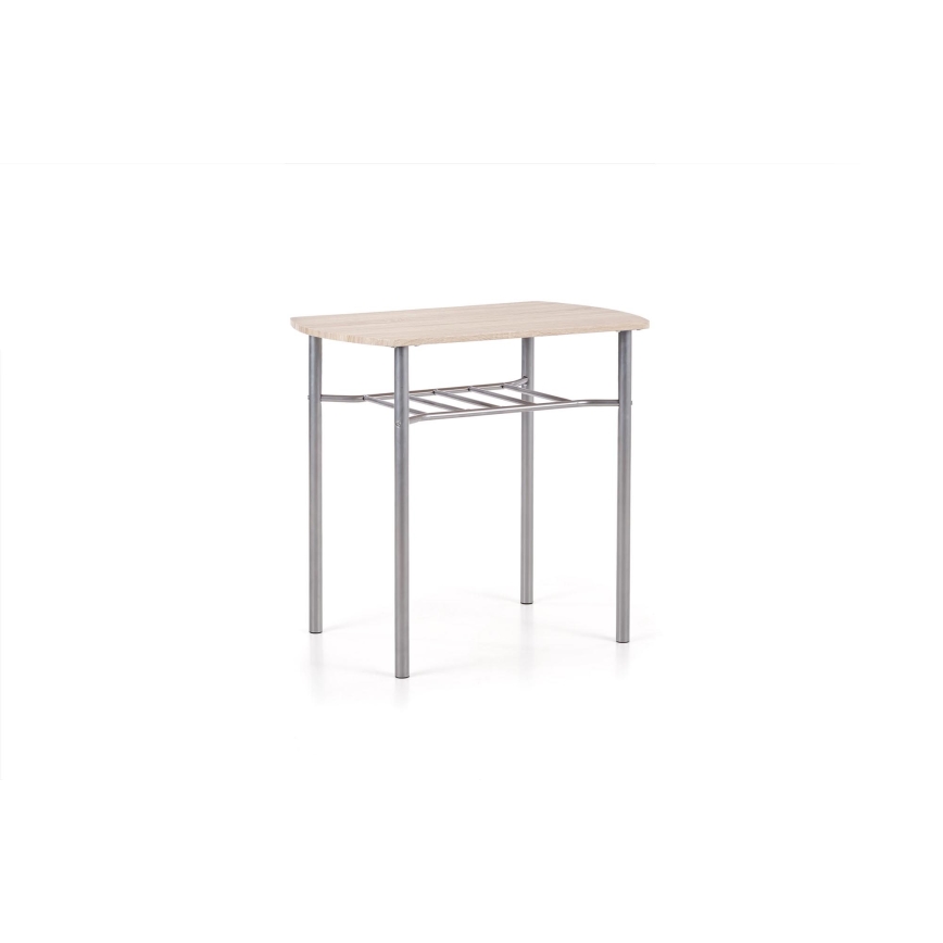 Balkonski set LANCE 82x50 cm metal/hrast sonoma