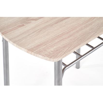 Balkonski set LANCE 82x50 cm metal/hrast sonoma