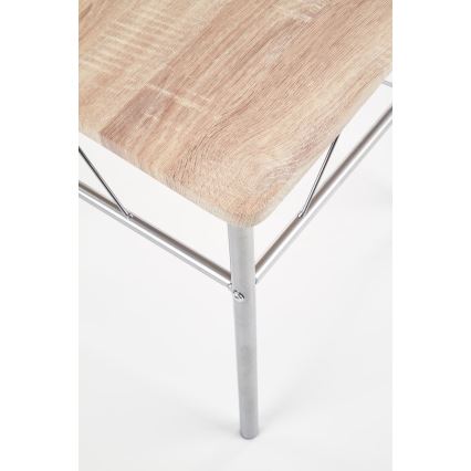 Balkonski set LANCE 82x50 cm metal/hrast sonoma