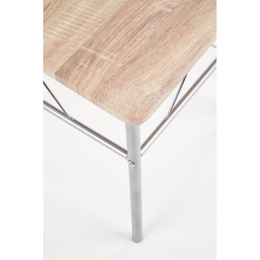 Balkonski set LANCE 82x50 cm metal/hrast sonoma