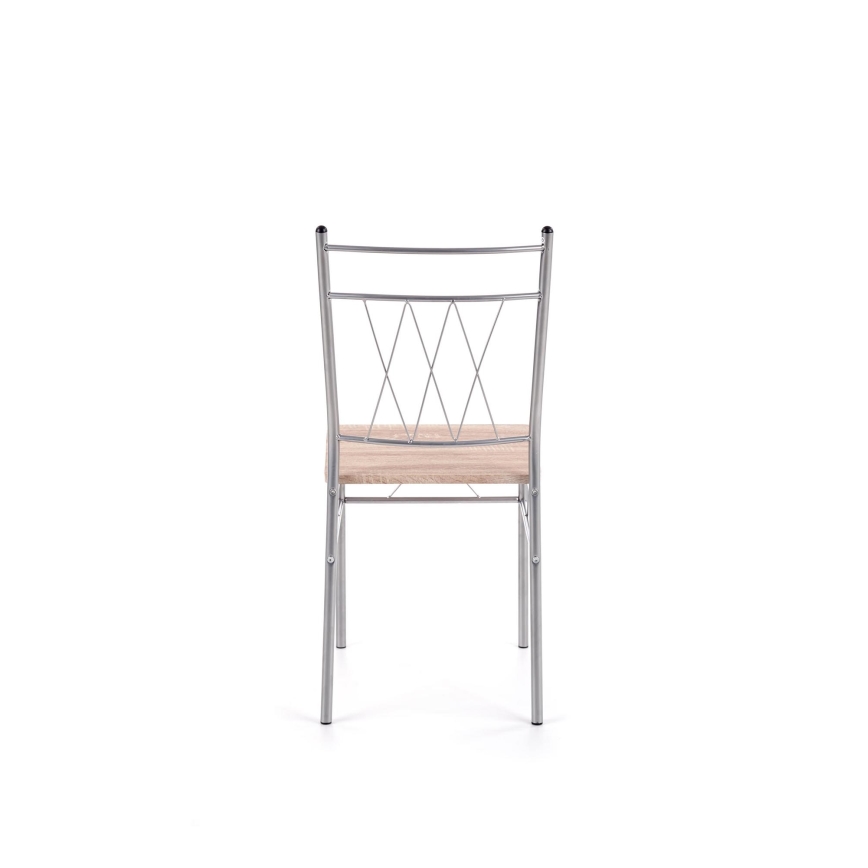 Balkonski set LANCE 82x50 cm metal/hrast sonoma