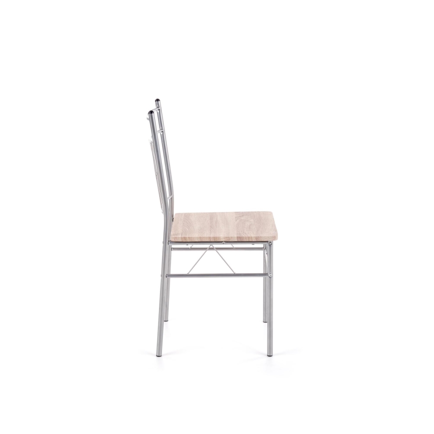 Balkonski set LANCE 82x50 cm metal/hrast sonoma