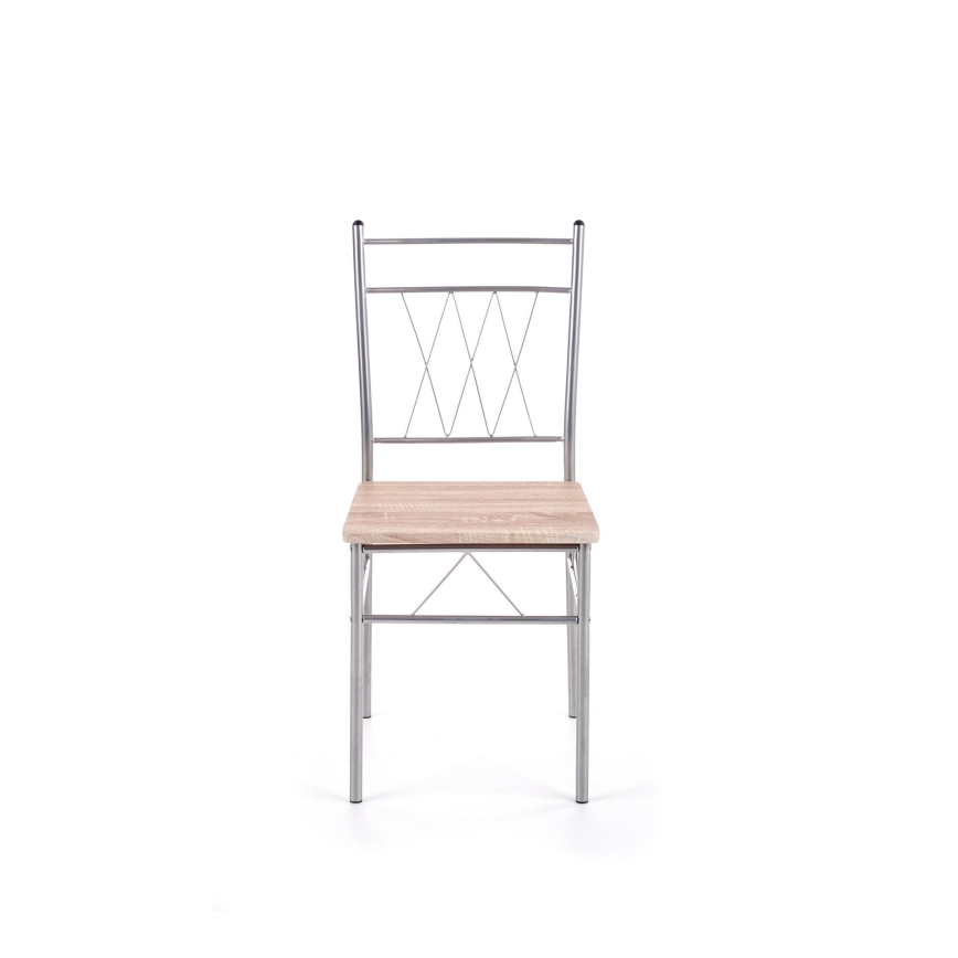 Balkonski set LANCE 82x50 cm metal/hrast sonoma