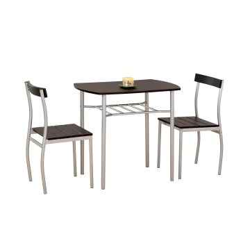 Balkonski set LANCE 82x50 cm metal/wenge