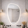 Baltica Design - LED Kupaonsko zidno ogledalo s pozadinskim osvjetljenjem STONE FLUID LED/15W/230V 4500K 92x55 cm IP65