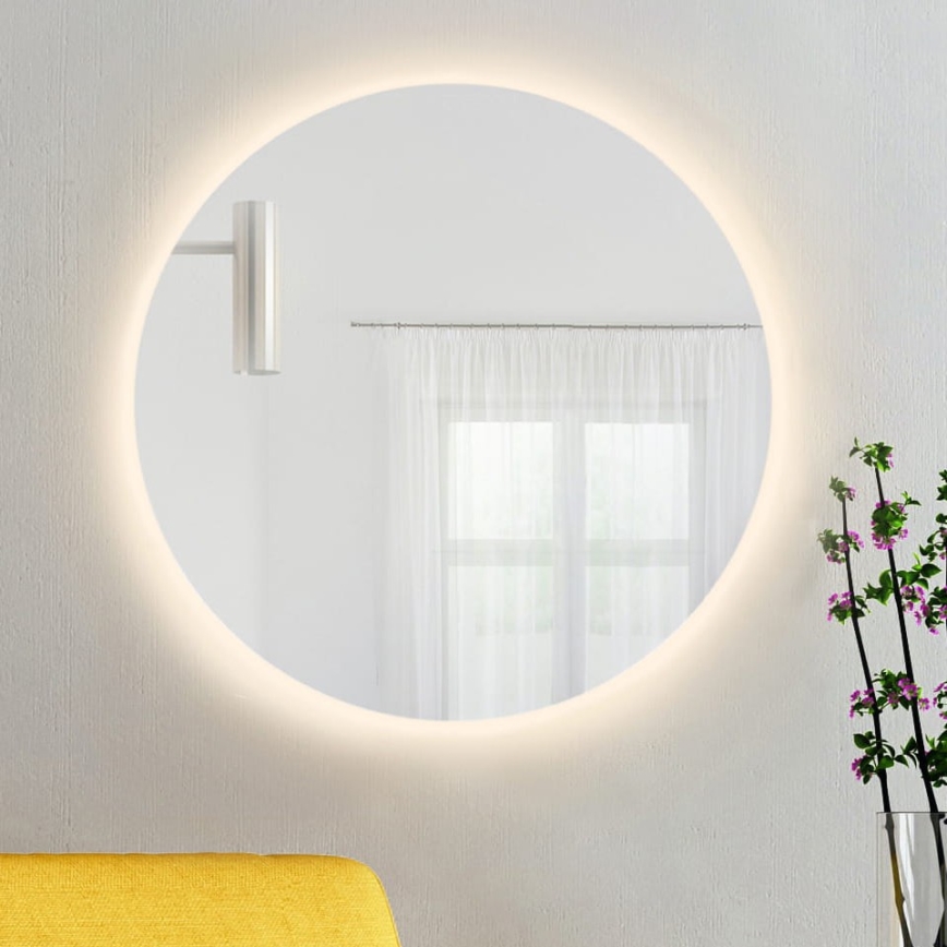 Baltica Design - Zidno kupaonsko ogledalo s pozadinskim LED osvjetljenjem BRIGHT LED/15W/230V 3000K Ø 100 cm IP65