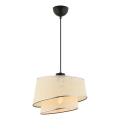 BARETTE viseća lampa 1xE27/60W/230V kremasta/ sjajni krom