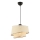 BARETTE viseća lampa 1xE27/60W/230V kremasta/ sjajni krom