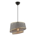 BARETTE Viseća lampa 1xE27/60W/230V Siva/Zlato