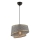 BARETTE Viseća lampa 1xE27/60W/230V Siva/Zlato