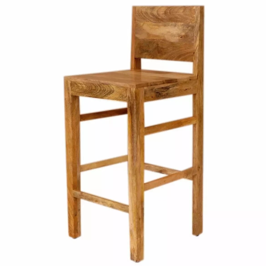 Barska stolica HINA 105x45 cm masivni/mangovac