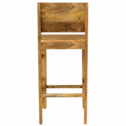 Barska stolica HINA 105x45 cm masivni/mangovac