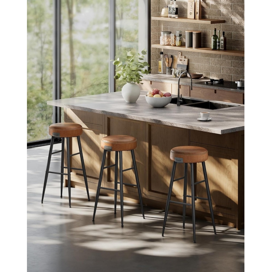 Barska stolica LIOR smeđa/crna