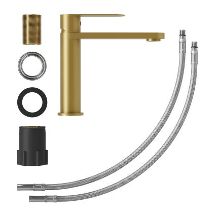 Baterija za umivaonik TARNBY 17,3 cm, brušeni mesing