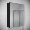 BATH DELUXE 02-050-63-02-01 - Kupaonski ormarić s ogledalom KENWOOD 65x50 cm mat crna
