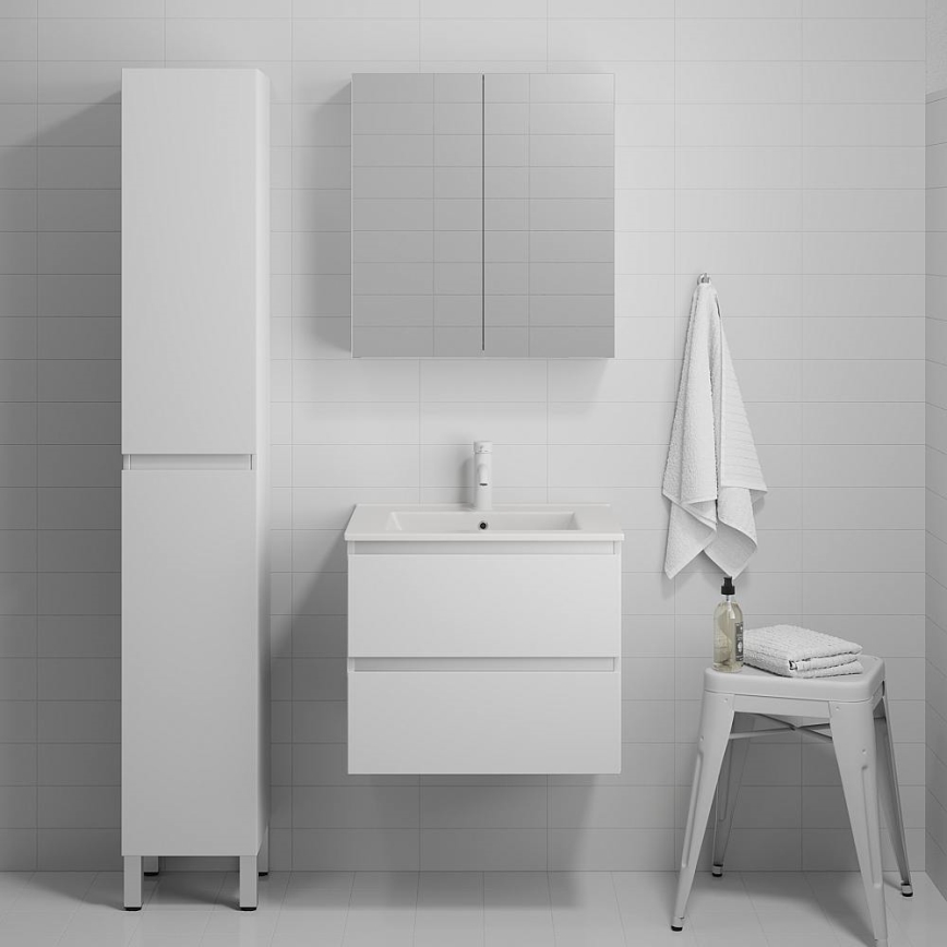 BATH DELUXE 03-060-63-01-01 - Ormarić za kupaonicu s umivaonikom KENWOOD 61 cm mat bijela