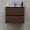 BATH DELUXE 03-060-64-84-01 - Ormarić za kupaonicu s umivaonikom KENWOOD 61 cm orah