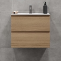 BATH DELUXE 03-060-64-86-01 - Ormarić za kupaonicu s umivaonikom KENWOOD 61 cm hrast
