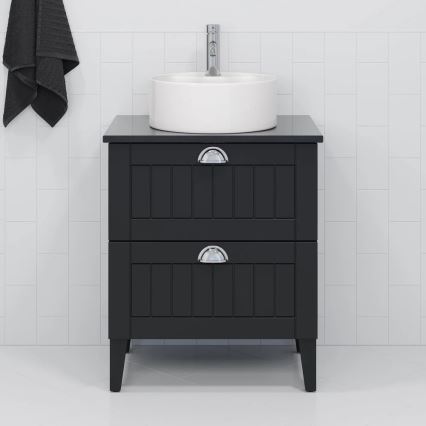 BATH DELUXE 06-038-09-11-00 - Nadgradni umivaonik VIKEDAL Ø 38 cm keramika/bijela