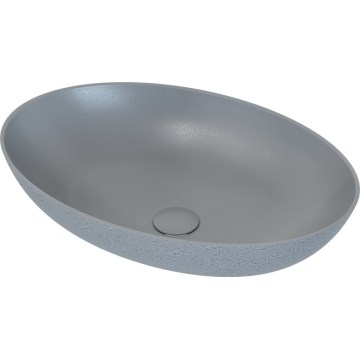 BATH DELUXE 06-060-19-23-00 - Nadgradni umivaonik OLSBORG 60x40,5 cm beton/siva