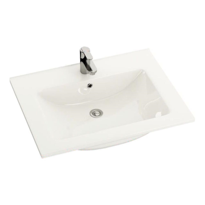 BATH DELUXE 06-060-60-11-01 - Ugradbeni umivaonik CHICAGO 61x46,5 cm sjajna bijela