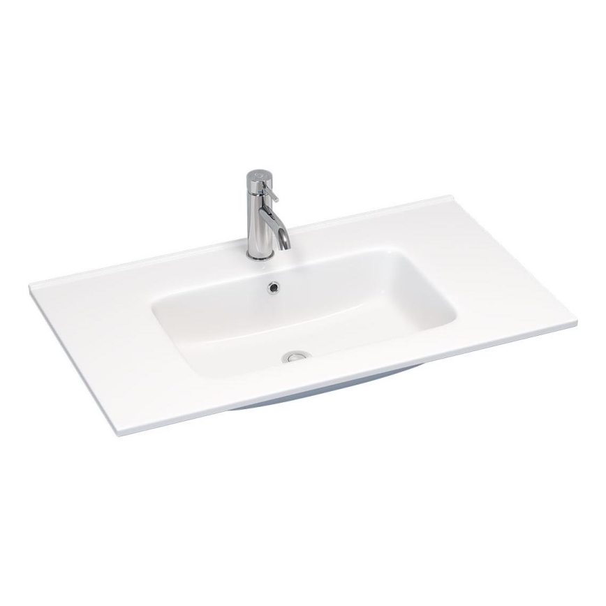 BATH DELUXE 06-080-27-11-00 - Ugradni umivaonik HYGE 81x46 cm keramika/bijela