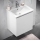 BATH DELUXE 09-050-63-01-01 - Ormarić za kupaonicu s umivaonikom KENWOOD 51 cm mat bijela