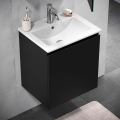 BATH DELUXE 09-050-63-02-01 - Ormarić za kupaonicu s umivaonikom KENWOOD 51 cm mat crna