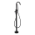 BATH DELUXE 28-114-01-02-00 - Samostojeći set za kadu s miješalicom DRAGOR 116 cm mat crna
