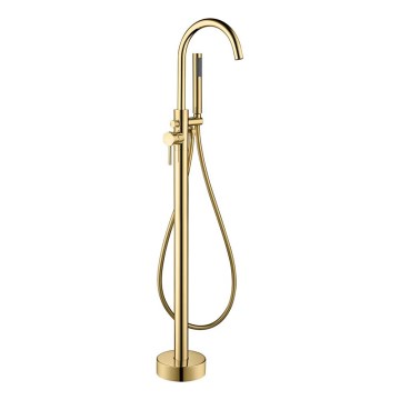 BATH DELUXE 28-114-01-64-00 - Samostojeći set za kadu s miješalicom DRAGOR 116 cm sjajna mesing