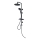 BATH DELUXE 31-120-02-02-00 - Tuš set MARTOFTE mat crni