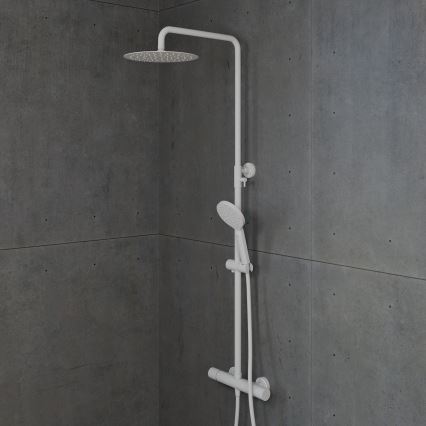 BATH DELUXE 31-120-05-01-00 - Set za tuširanje s termostatskom miješalicom DRAGOR mat bijela