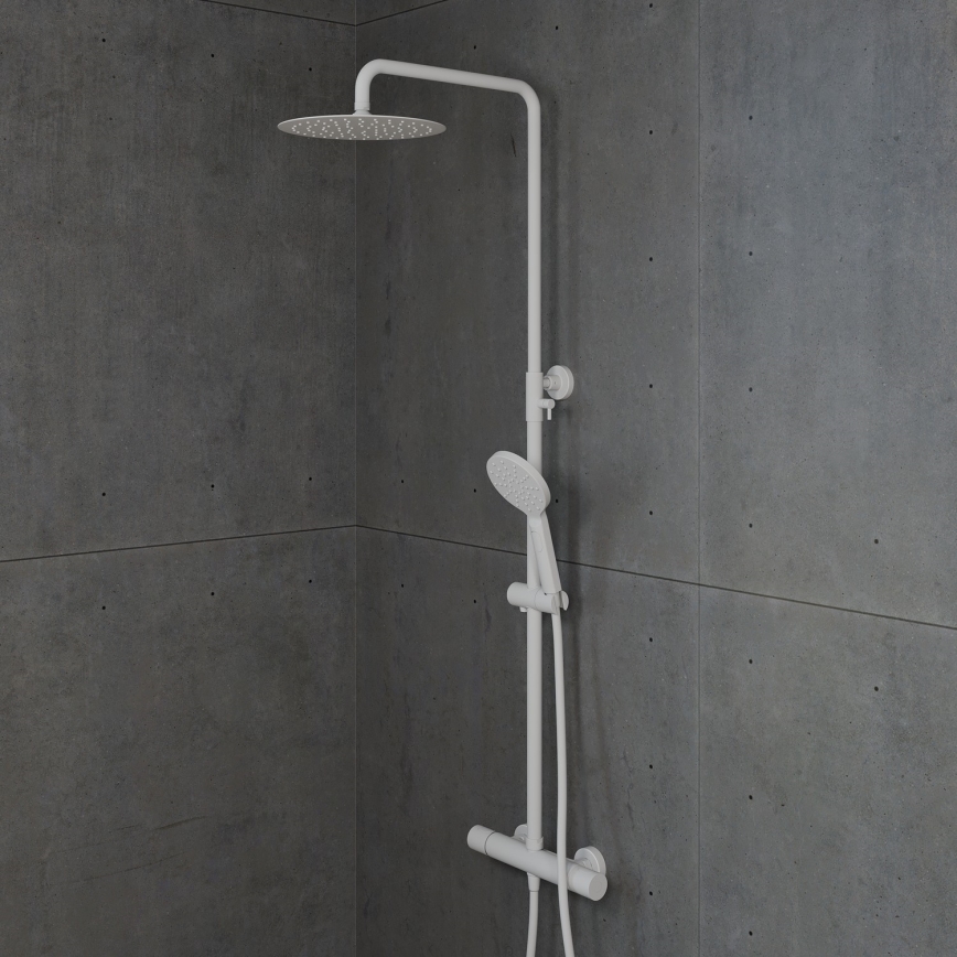 BATH DELUXE 31-120-05-01-00 - Tuš set s termostatskom baterijom DRAGOR mat bijela