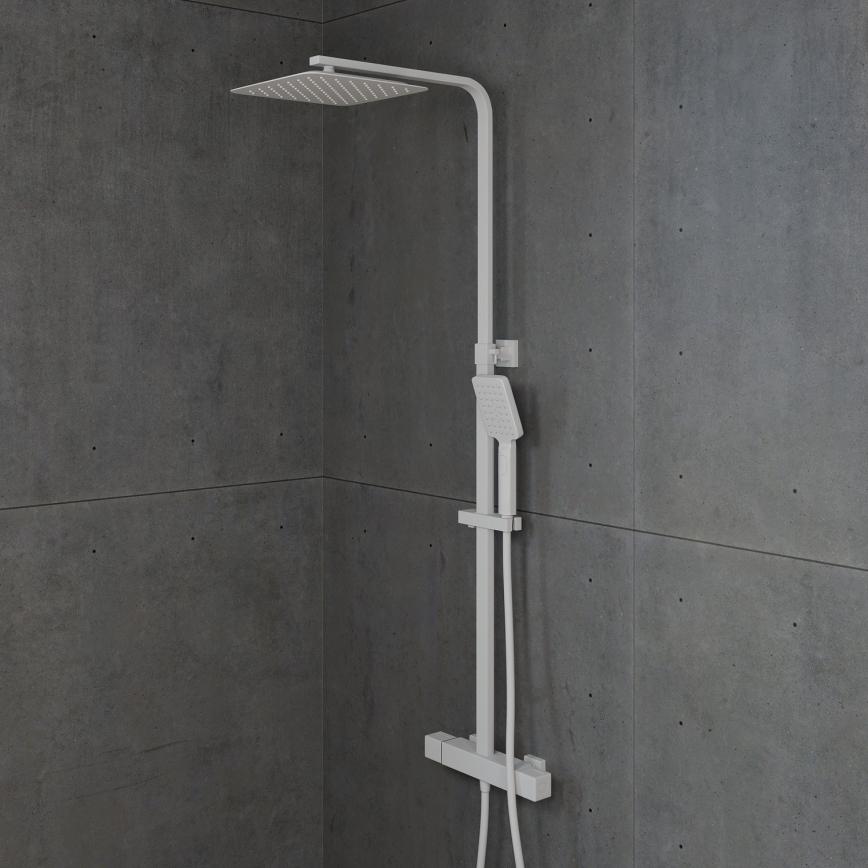 BATH DELUXE 31-120-06-01-00 - Set za tuširanje s termostatskom miješalicom NAESBY mat bijela