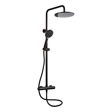 BATH DELUXE 31-120-07-02-00 - Set za tuširanje s termostatskom miješalicom DRAGOR mat crna