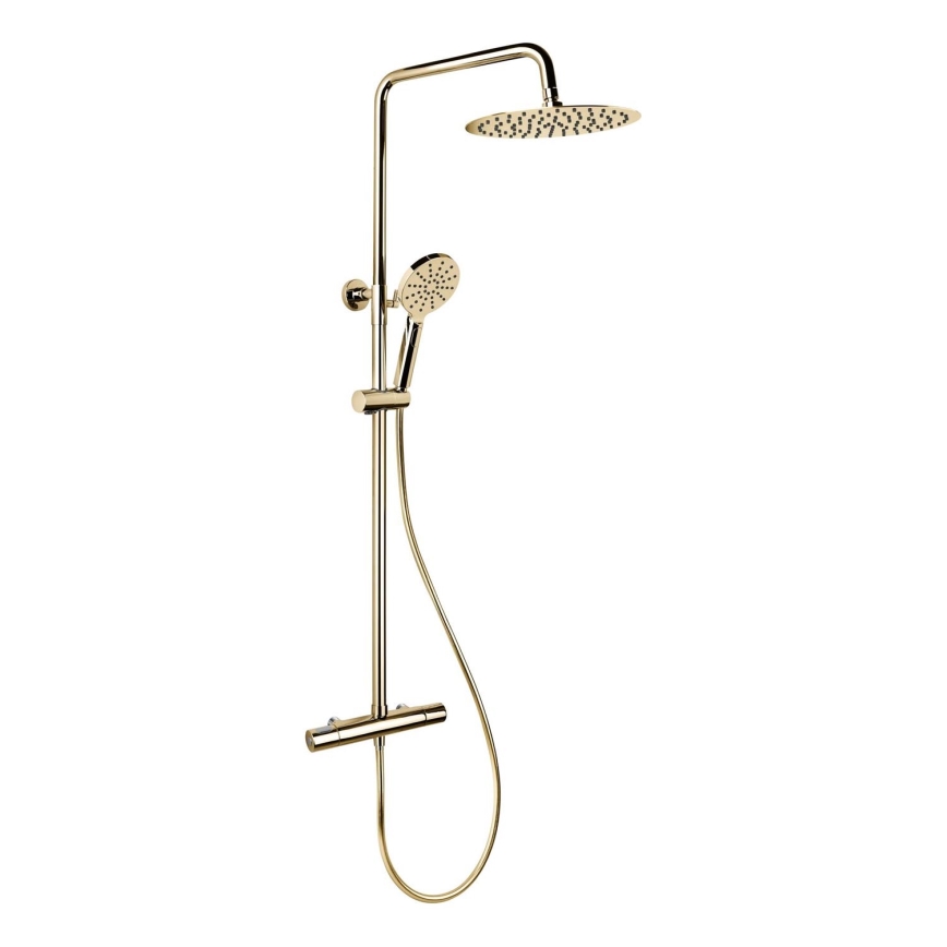 BATH DELUXE 31-120-07-64-00 - Set za tuširanje s termostatskom miješalicom DRAGOR sjajni mesing