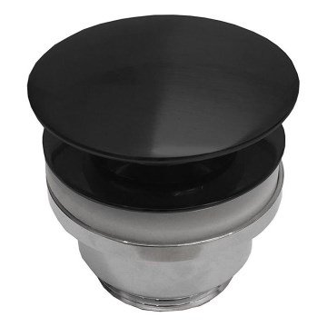 BATH DELUXE 33-004-05-02-04 - Gornji dio sifona za umivaonik RODBY pr. 6,6 cm crna