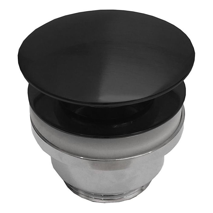BATH DELUXE 33-004-05-02-04 - Gornji dio sifona za umivaonik RODBY pr. 6,6 cm crna