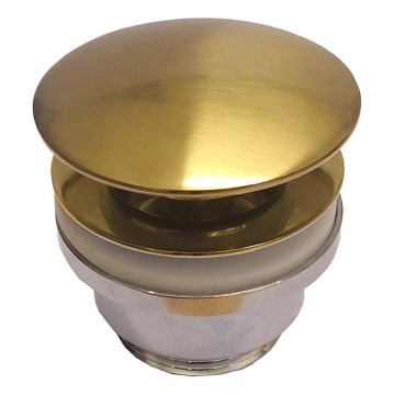 BATH DELUXE 33-004-05-64-04 - Gornji dio sifona za umivaonik RODBY pr. 6,6 cm sjajna mesing