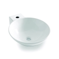 Bathco 0028 - Umivaonik na ploču BAYONA 42x50,5 cm porculan/bijela