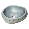 Bathco 00393 - Nadpultni umivaonik RIO 52x47 cm kamen/siva